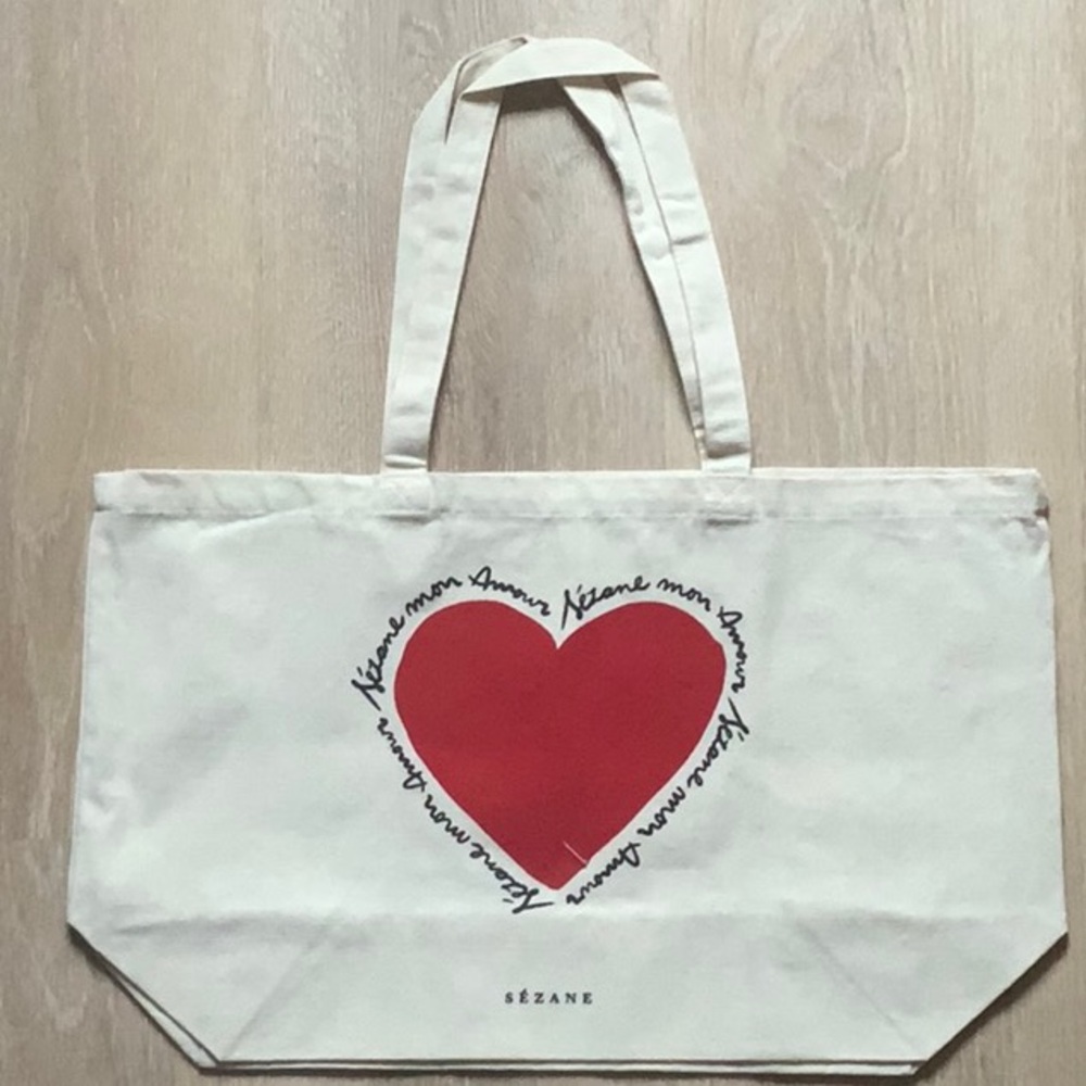 NEW Sézane Amour tote